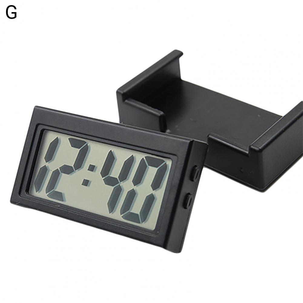 Exquisite Mini Electronic Digital Clock Portable Desk Electronic Clock Fine Workmanship for Car:  G