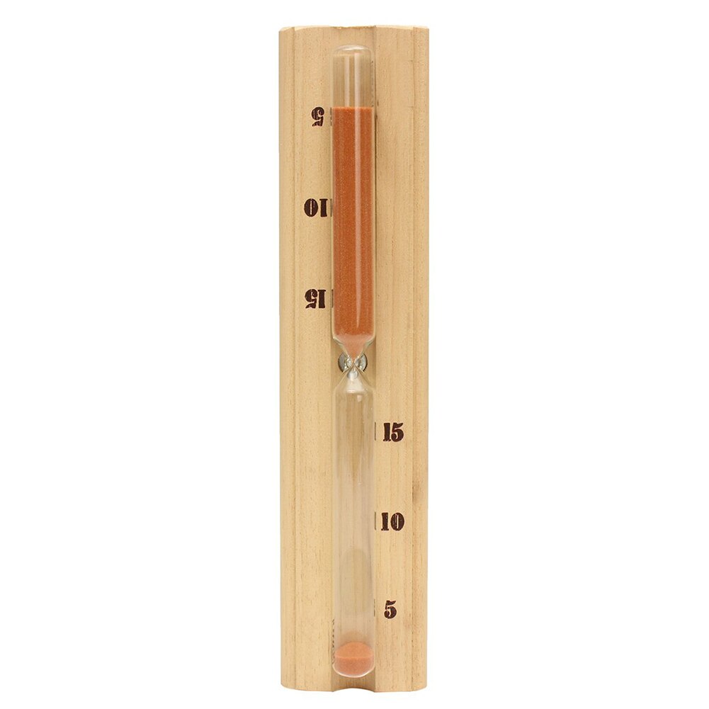 Wooden Sauna Hourglass Timer Spa Sauna Hourglass 5/ 10/ 15 Minutes Countdown Clock For Sauna Steam Room Accessories: Auburn
