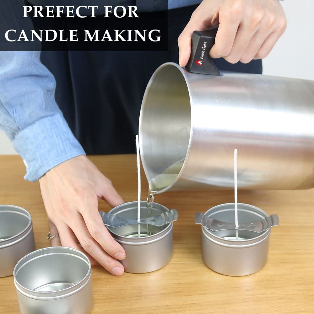 Candle Melting Pot Wax Melting Cup Wax Melting Pot Candle Making Pouring Pot Heat-Resisting Handle