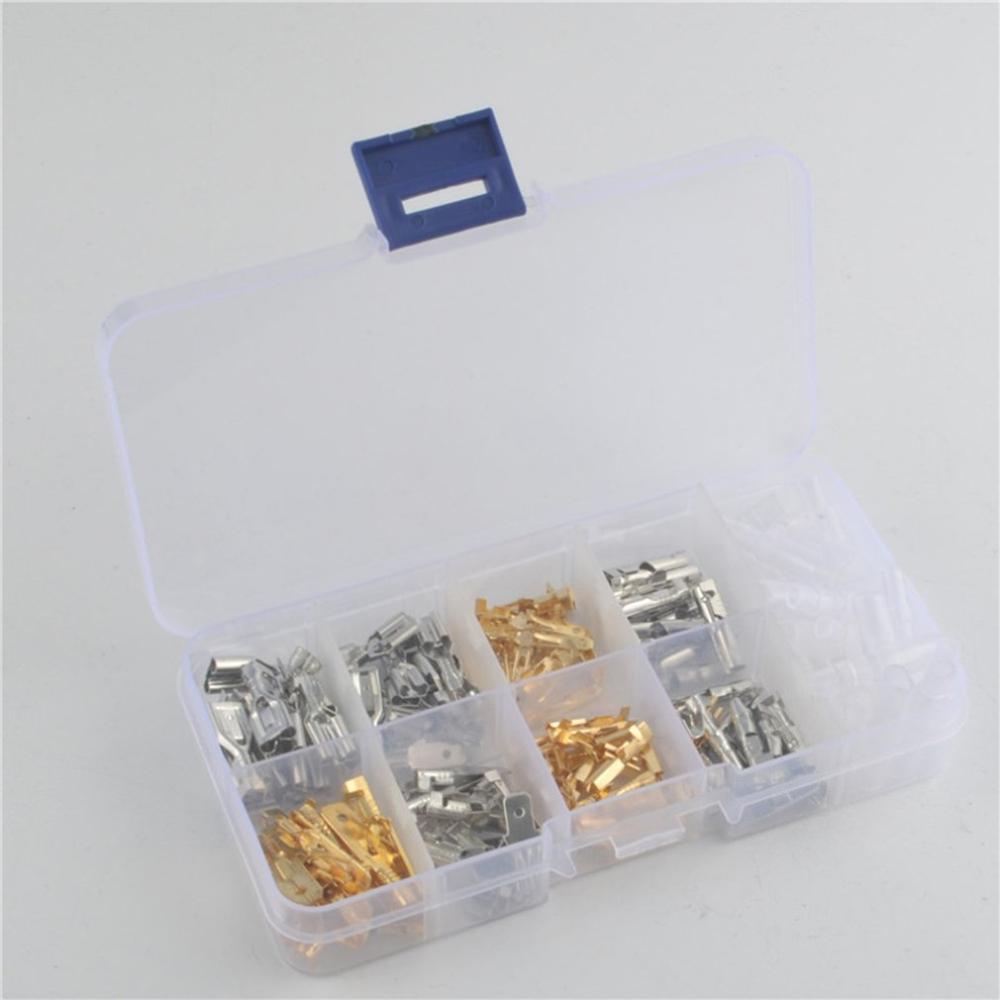 150 Pcs/Box Auto Parts Cold-Pressed Terminal Box Male And Female Docking Combination Set Connect Internal Wiring