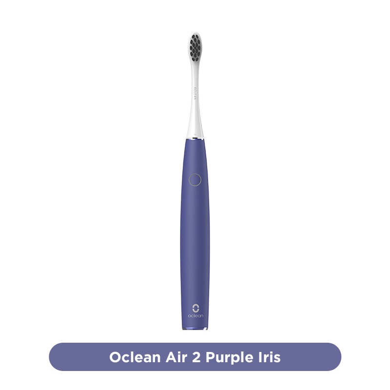Oclean-cepillo de dientes eléctrico inteligente Air 2, dispositivo de limpieza dental sónico, carga rápida, IPX7, sin ruido, los últimos 40 días: Purple Iris