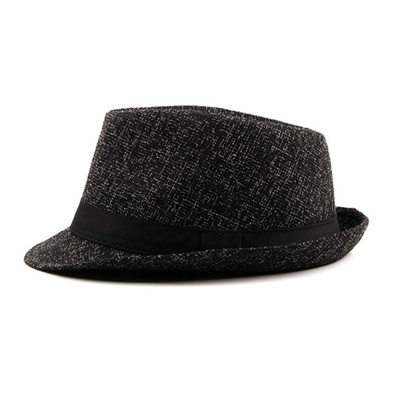 Wuaumx Herfst Winter Mannen Hoed Fedora Hoed Voor Man Vrouw Retro Bowler Hoeden Gentleman Jazz Caps Mannen fedora Pet