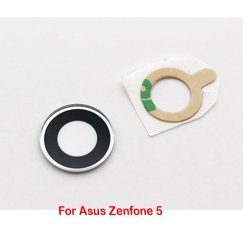 2 pcs/lot, couvercle d'objectif en verre de caméra arrière pour Asus zenfone 2 ZE550ML ZE551ML zenfone 5 5 zenfone 6 zenfone 3 ZE552KL ZE520KL