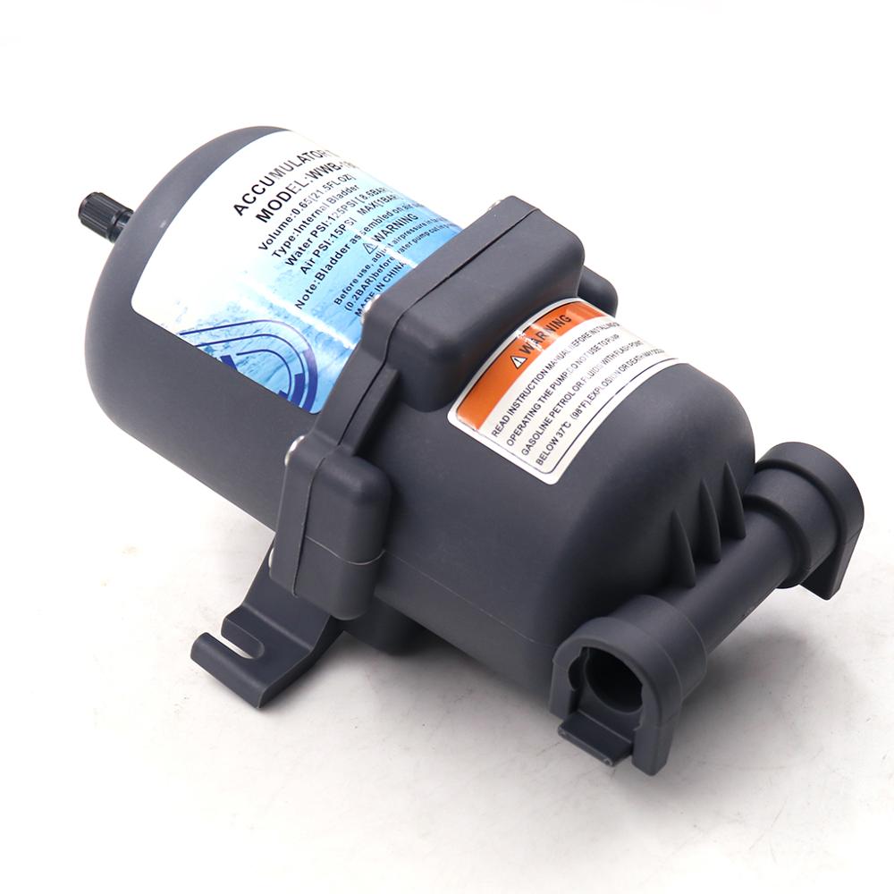 Marine RV Water Accumulator Tank Boat Water Pump Pressure Accumulator 0.65 L