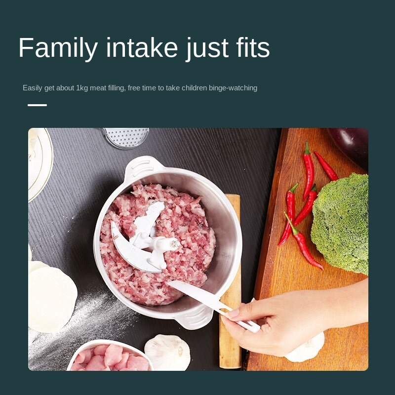 220V 3L high power electric meat grinder household multifunctional cooking machine