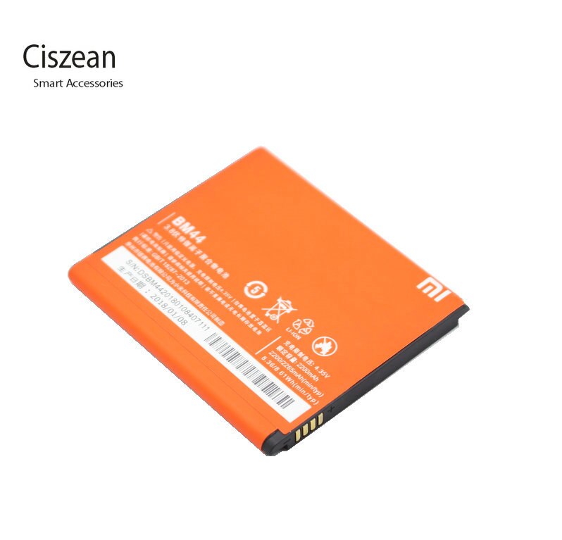 Ciszean 1x 3.8V 2200Mah BM44 Bm 44 Telefoon Vervanging Li-Polymeer Batterij Voor Xiaomi Redmi 2 Redmi 2 een Batterijen