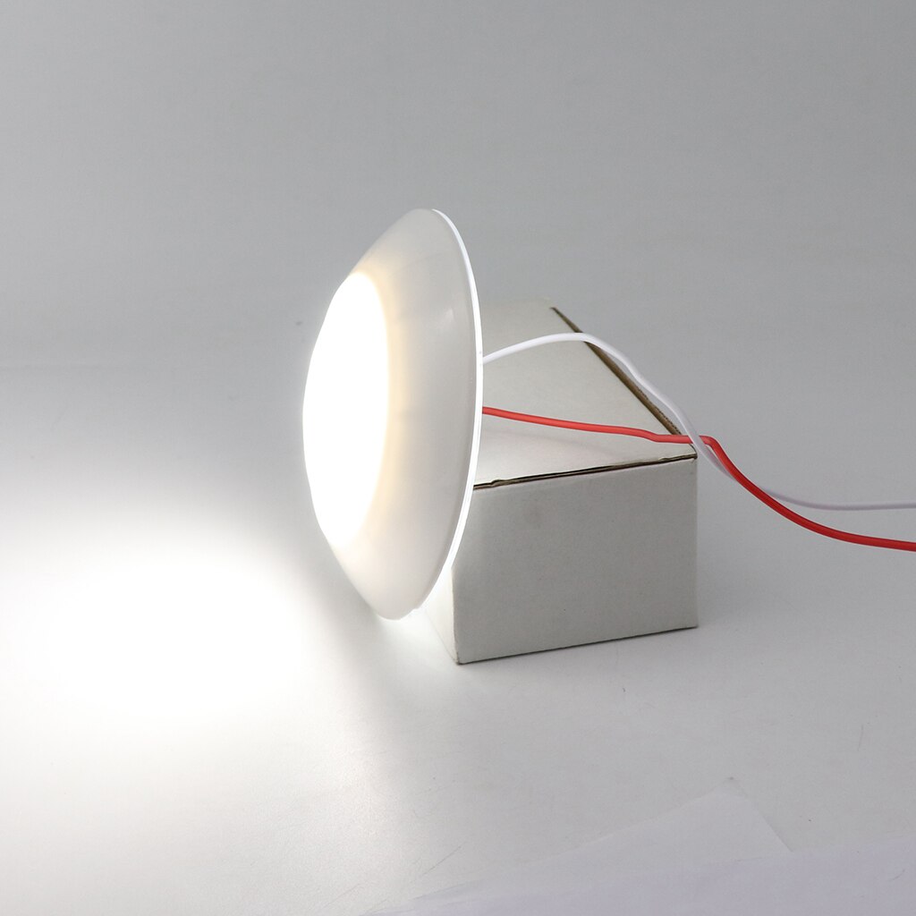 LED RV Ceiling Light 12V Recessed Cabinet Lights 3.6W Lighting Van Yacht