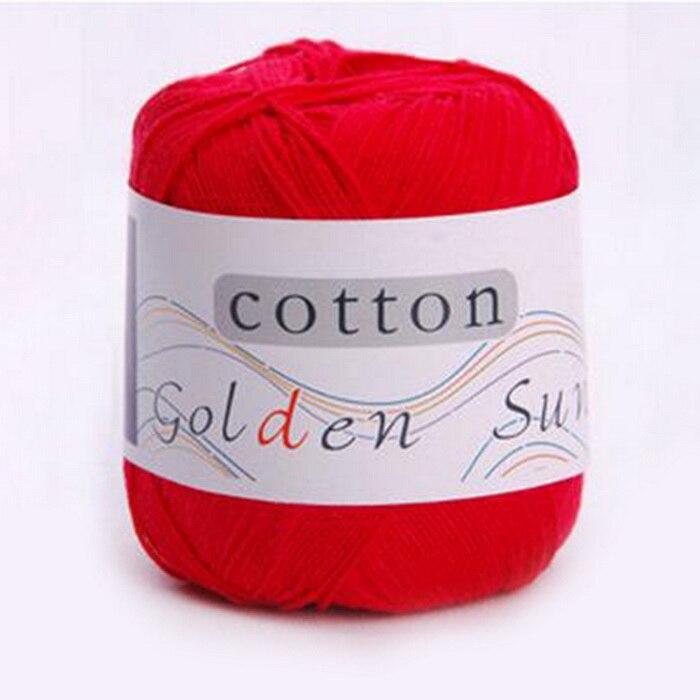 100% 50g/Roll Hand-knitted Cashmere Yarn for hand knitting baby wool hand-knitted Soft hand knitting: Red