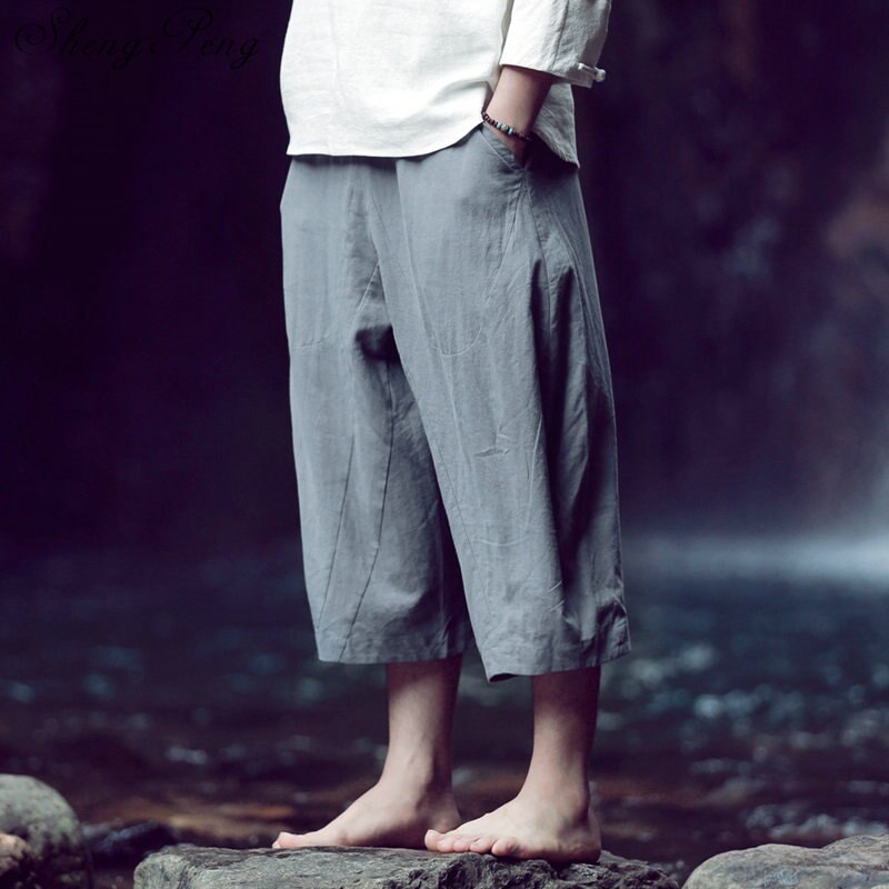 Bruce lee pants shaolin pants kung fu pants traditional chinese clothing chinese clothing store shanghai tang chinese men CC125