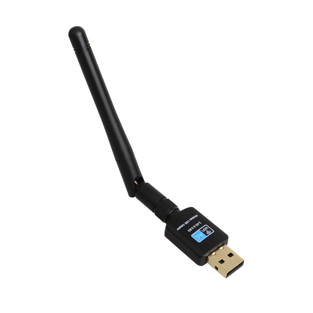Terow 600Mbps Usb Wifi Adapter Dual Band 5.8Ghz + 2.4Ghz Usb Wifi Ontvanger Draadloze Netwerkkaart Usb wifi Met Hoge Snelheid Antenne