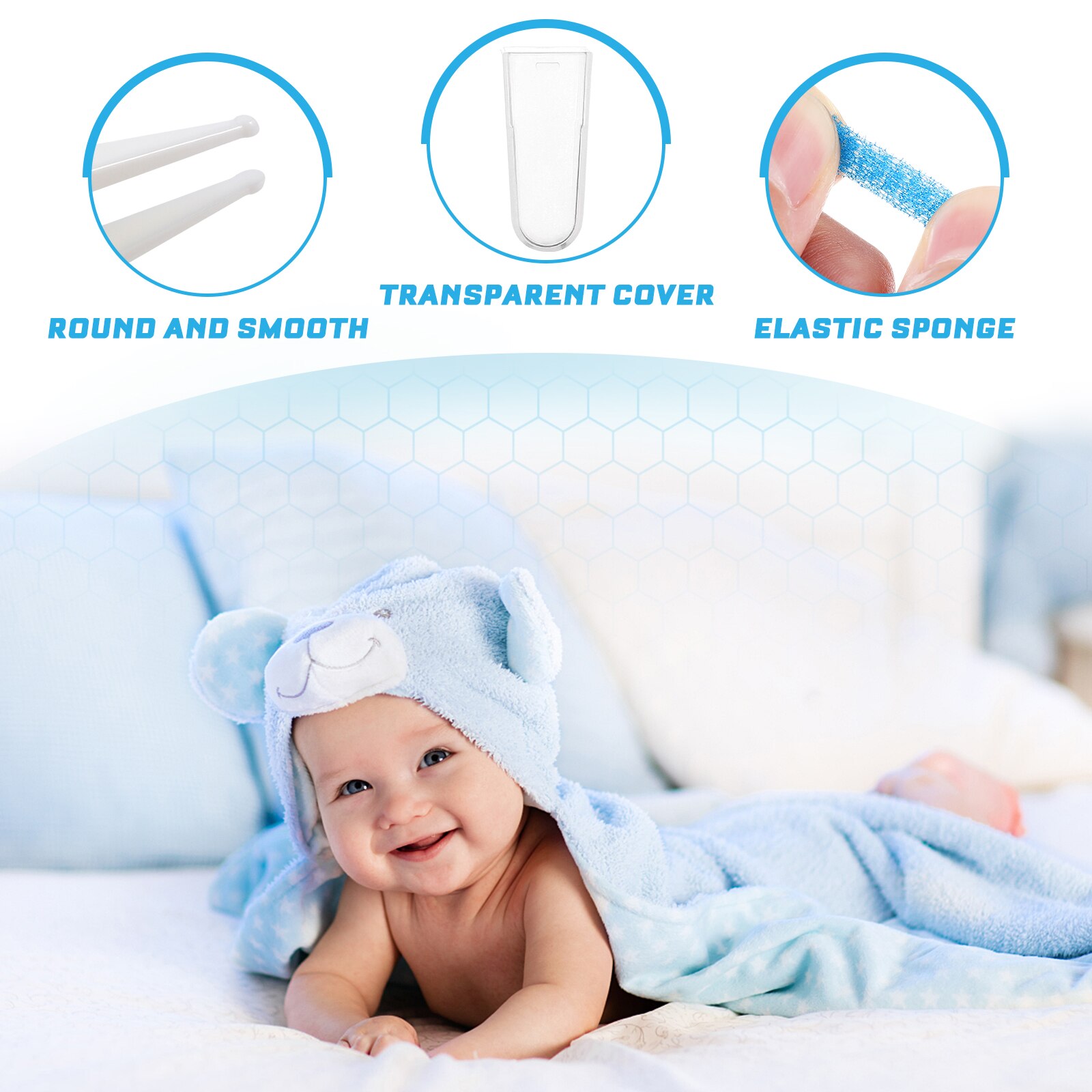 Nettoyeur de nez jetable, 1 ensemble, filtre d&#39;aspiration en coton, accessoires de soins pour bébé