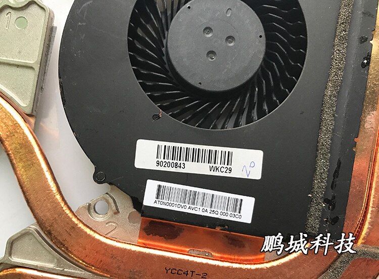 CPU Cooler Fan Heatsink For Lenovo IdeaPad Y580 Y580M Y580N Y580NT Y580A Y580P AT0N0001DM0 AT0N0001DV0 AT0N0001SS0 Radiator