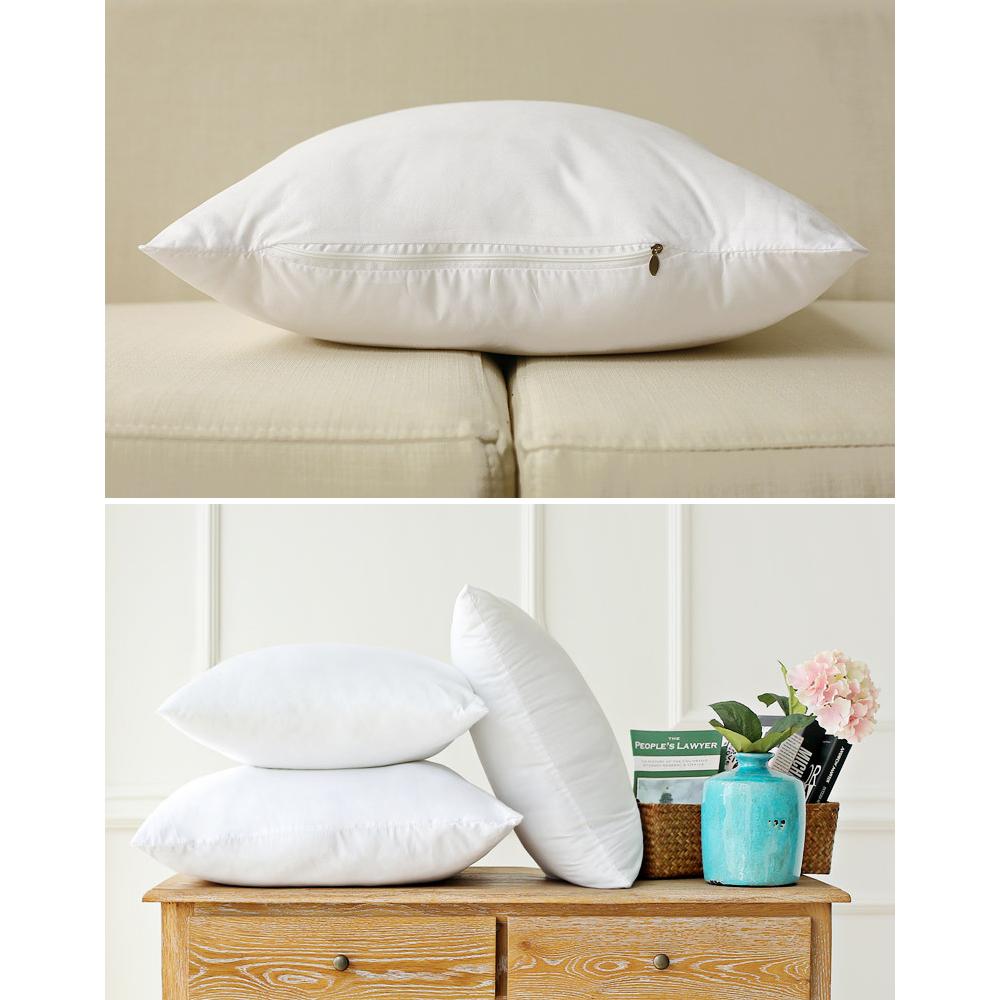 30 Cushion Pillow Inserts Pillow Filling Square Cushion Pillow Inserts Core Sofa Bed Pillows White 40*40 45*45