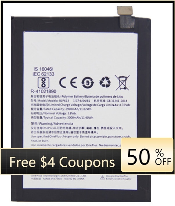 Original OnePlus 3 Battery - BLP613 - 2801-3500mAh Capacity