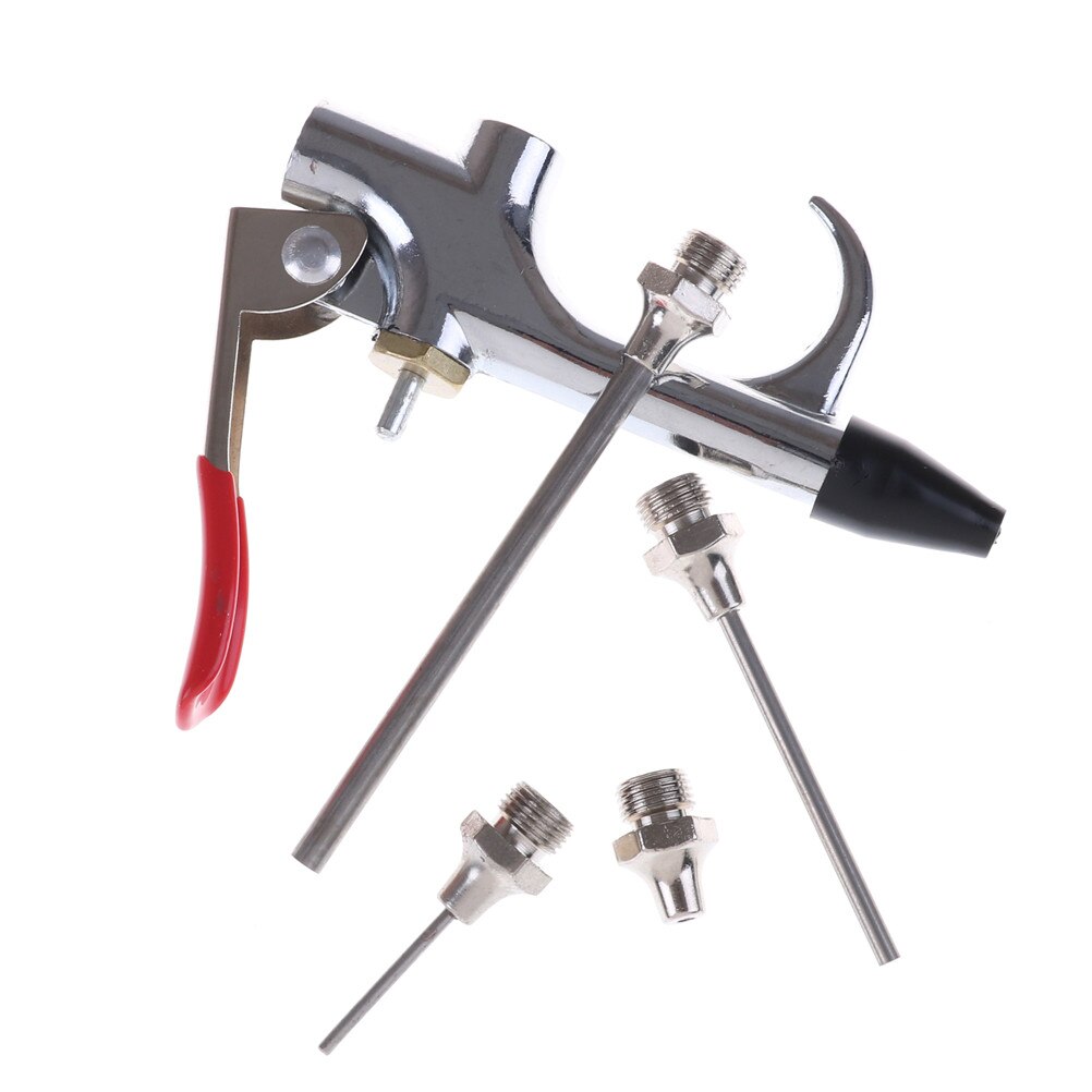 5Pcs/set Air Tool Dust Compressor Nozzle Blow Gun Accessory Duster Cleaning Kit Pneumatic Parts Air Compressor Blower Kit