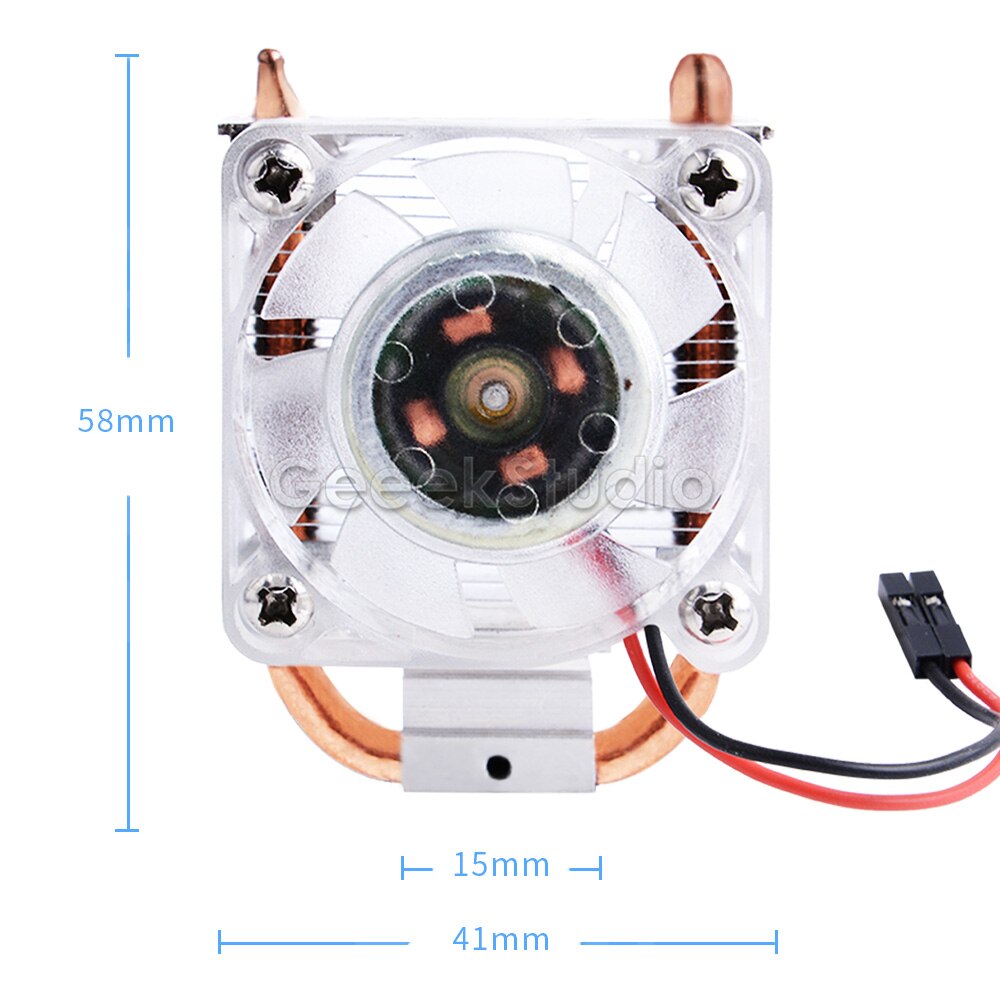 Neue! EIS-Turm CPU Lüfter V 2,0 Super wärmeableitung 7 Farben Licht Halterung 5-schicht fallen für Himbeere Pi 4B / 3B / 3B +