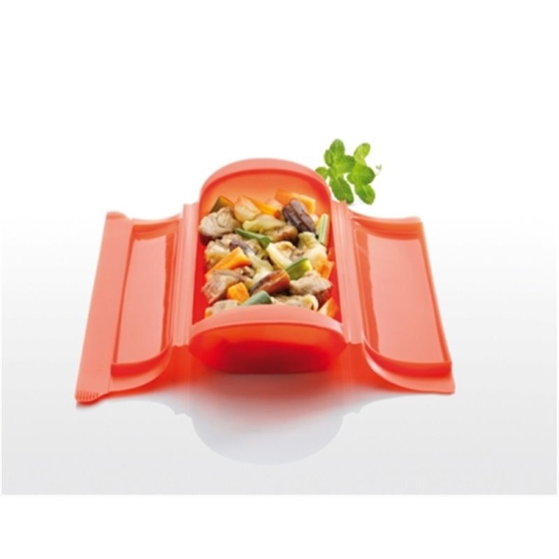 ESTUCHE DE VAPOR SILICONA 1-2 PERSONAS ROJO
