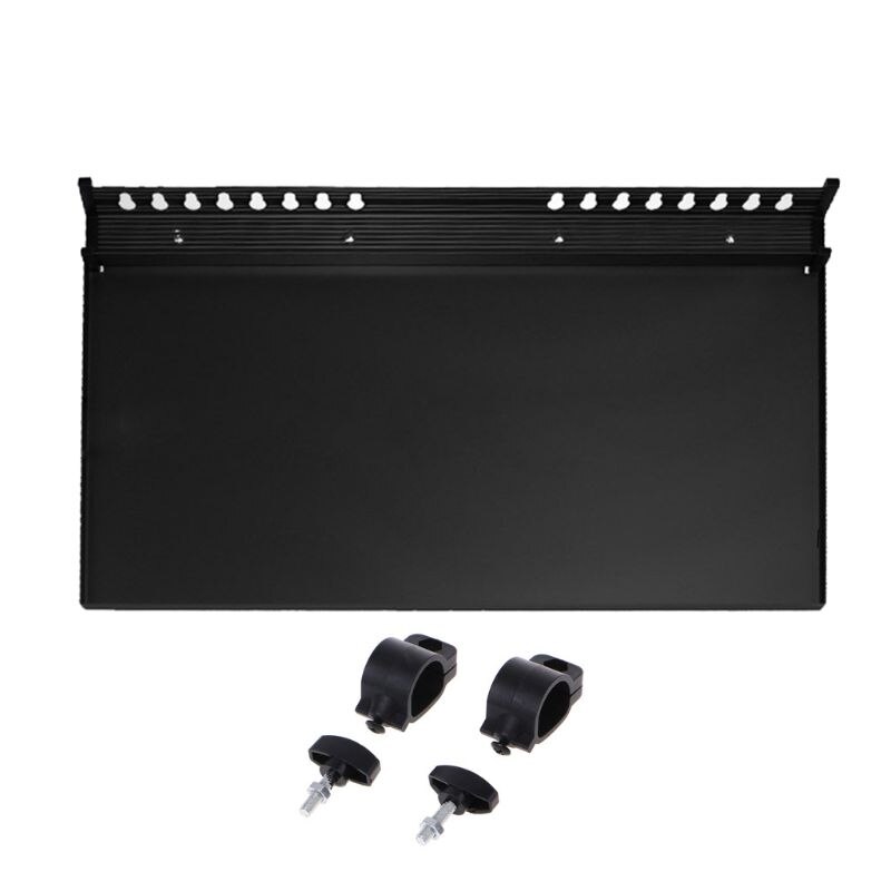 Caballete desmontable de aluminio bandeja estante de reemplazo Sketch Rack de almacenamiento para artistas L41F: Black