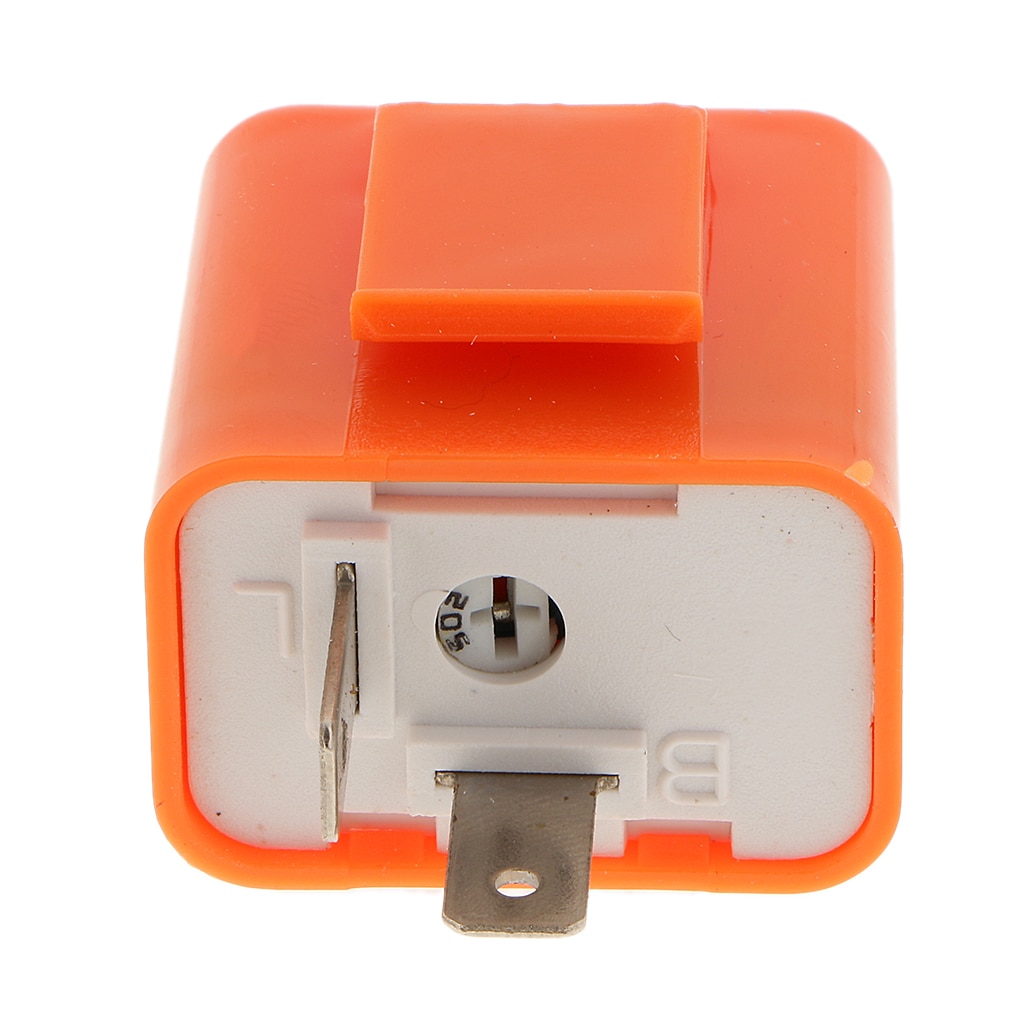 2PCS LED Flasher Relay With Ground Wire, 2 Pin Prong Turn