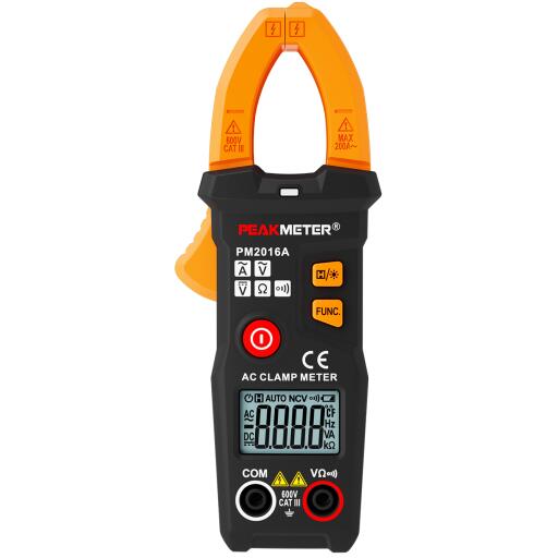 PEAKMETER PM2016S PM2016A Automatic Intelligent Digital Clamp Meter Multimeter Ammeter High Precision Anti-burning Clamp Meter: PM2016A