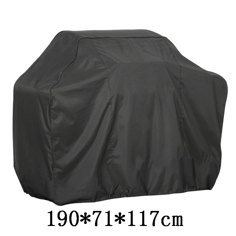 Waterdichte Bbq Grill Cover Barbeque Cover Anti Dust Regen Uv Voor Gas Houtskool Elektrische Barbe Barbecue Accessoires Outdoor Tuin: XXL 190X71X117