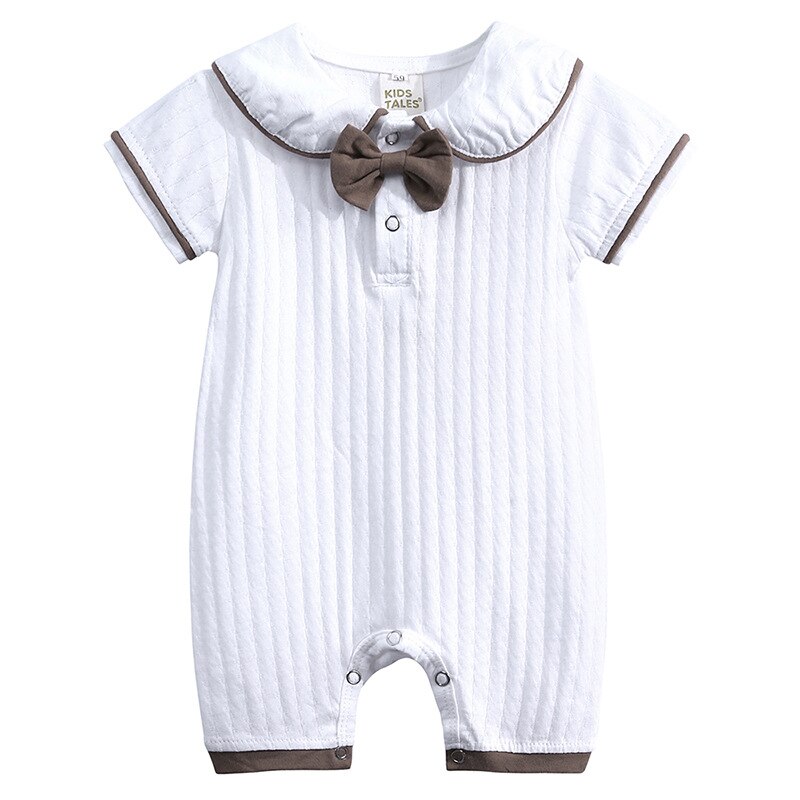 Newborn Baby Boy Girl Clothes 0 3 Month Summer Cotton Short Sleeve O-neck Infant Boys Romper Jumpsuit Toddler Baby Clothing