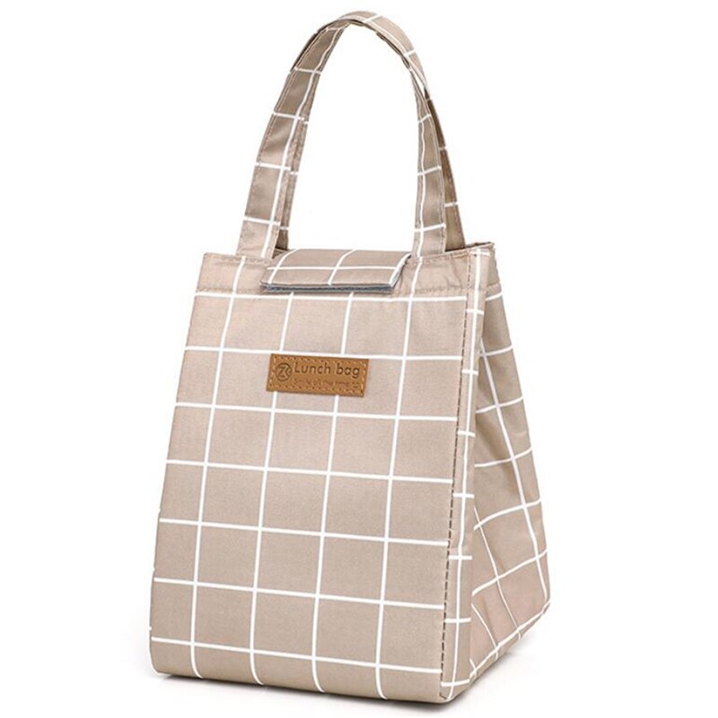 Pranzo al sacco moda stampa floreale multicolore borse più fredde donna Waterpr Hand Pack scatola da colazione termica viaggio da Picnic portatile: 08