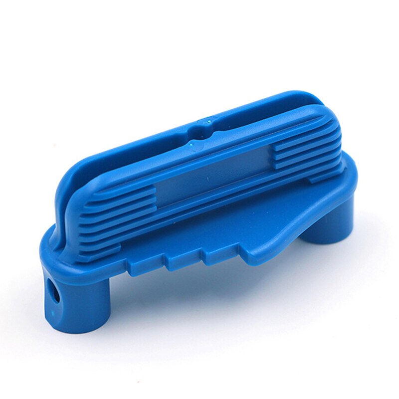 Multi-function Drill Punch Locator Marking Tool Adjustable Drilling Dowelling Hole Saw Locator Portable Woodworking Hand Tool: blue