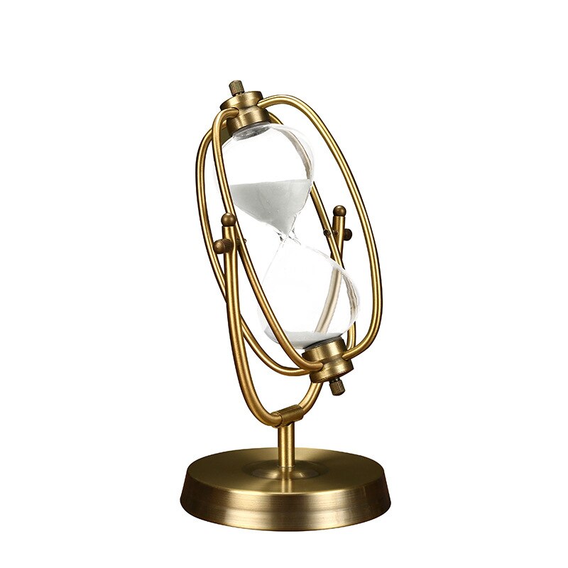 Hourglass timer 30 minutes American small furnishings living room wine cabinet decoration European retro ornaments