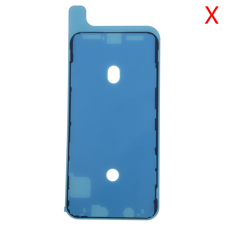 Pegatina de sellado adhesivo impermeable para pantalla de IPhone, 6s, 6s plus, 7, 7 plus, 8, 8 plus, XR, X, XS, pieza de reparación de teléfono, 2 uds.: Rojo