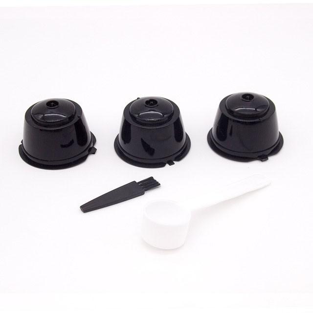 Cápsula de café nestlé dolce gusto, cápsula rellenable nespresso, filtro de café, herramienta de café reutilizable, 3/6 Uds., rápida: 3pc brown