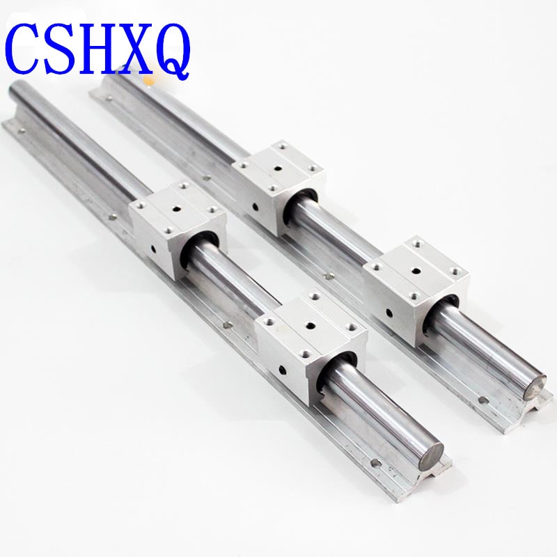 2 Sets Linear Rail SBR20 900mm Linear Rail Slide With 4 pcs SBR20UU Bearing Block for CNC Router CNC Parts