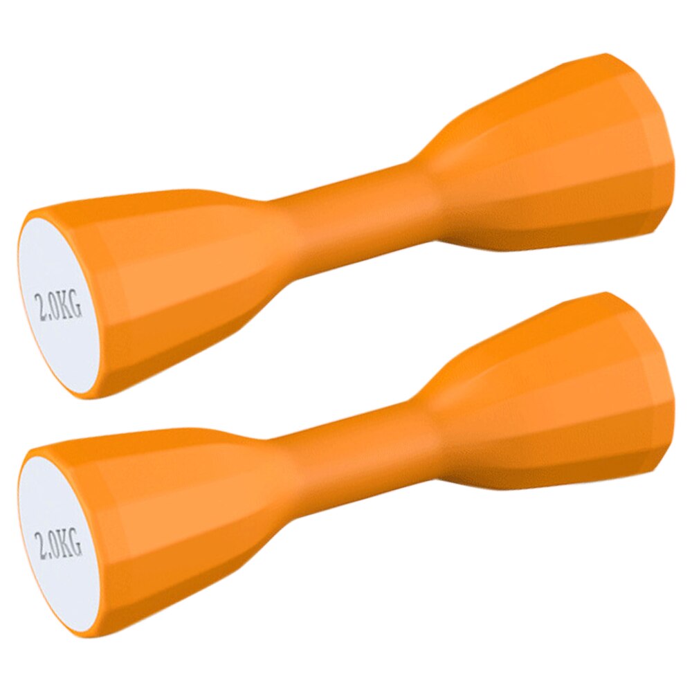 Haltères de Fitness pour hommes et femmes, 1 paire, ensemble de poids, gymnastique à domicile, exercice de force, 2kg/pièce: Yellow 2KG