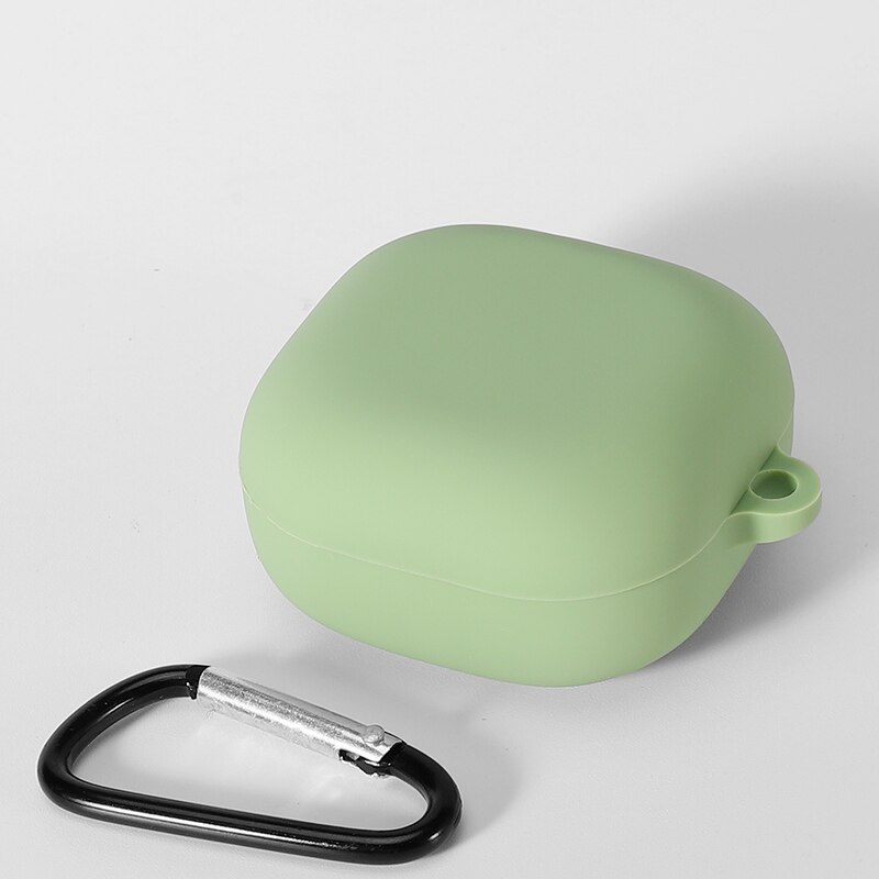 Étui en Silicone pour Samsung Galaxy buds 2, mignon, coque, accessoires, protection antichute, antichoc: Matcha green