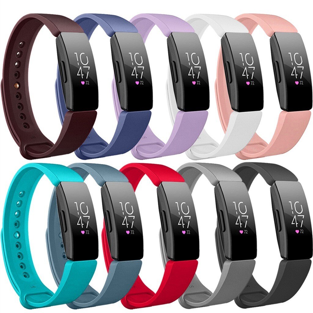 Sport Zachte Siliconen Vervanging Watch Band Strap Voor Fitbit Inspire/Inspire Quick Release Smartwatch Accessoires
