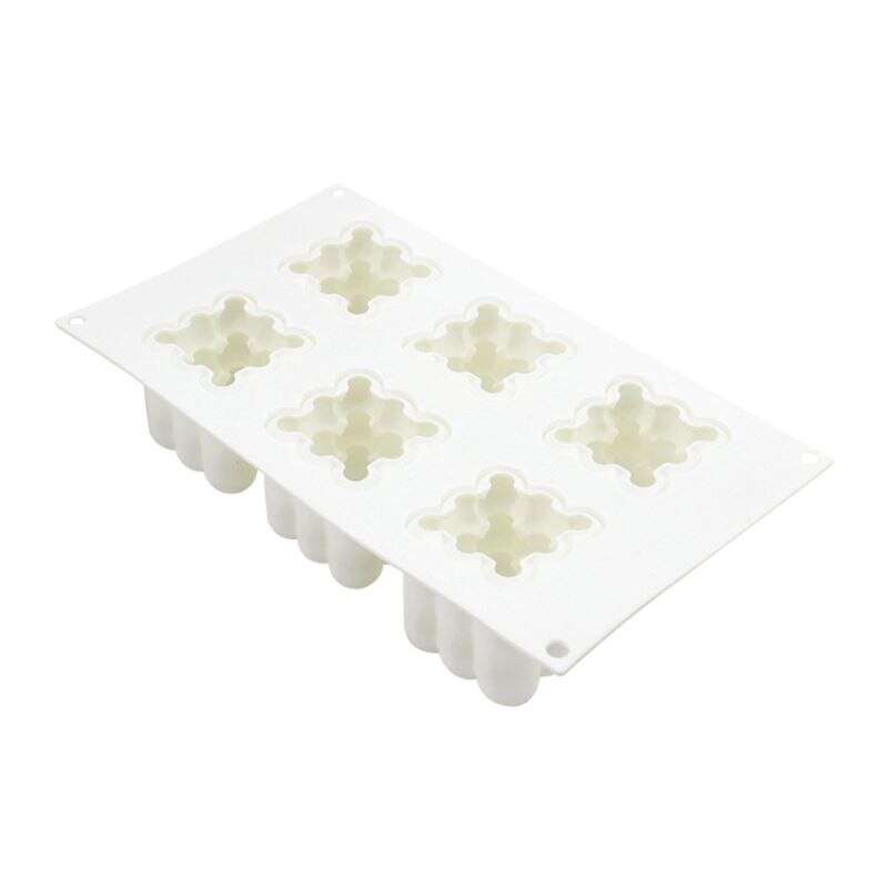 6 siliconen mallen voor mousse cake 3d cakevormen voor gebak chocolade
