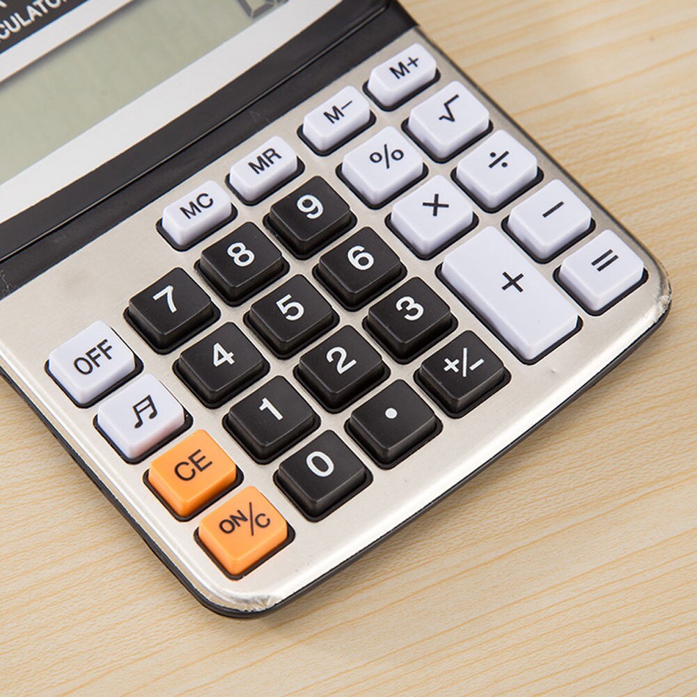 Commercial Calculator Calculate Tool Battery Powered Digit Electronic Calculator Portable Office And School Accounting Supplies
