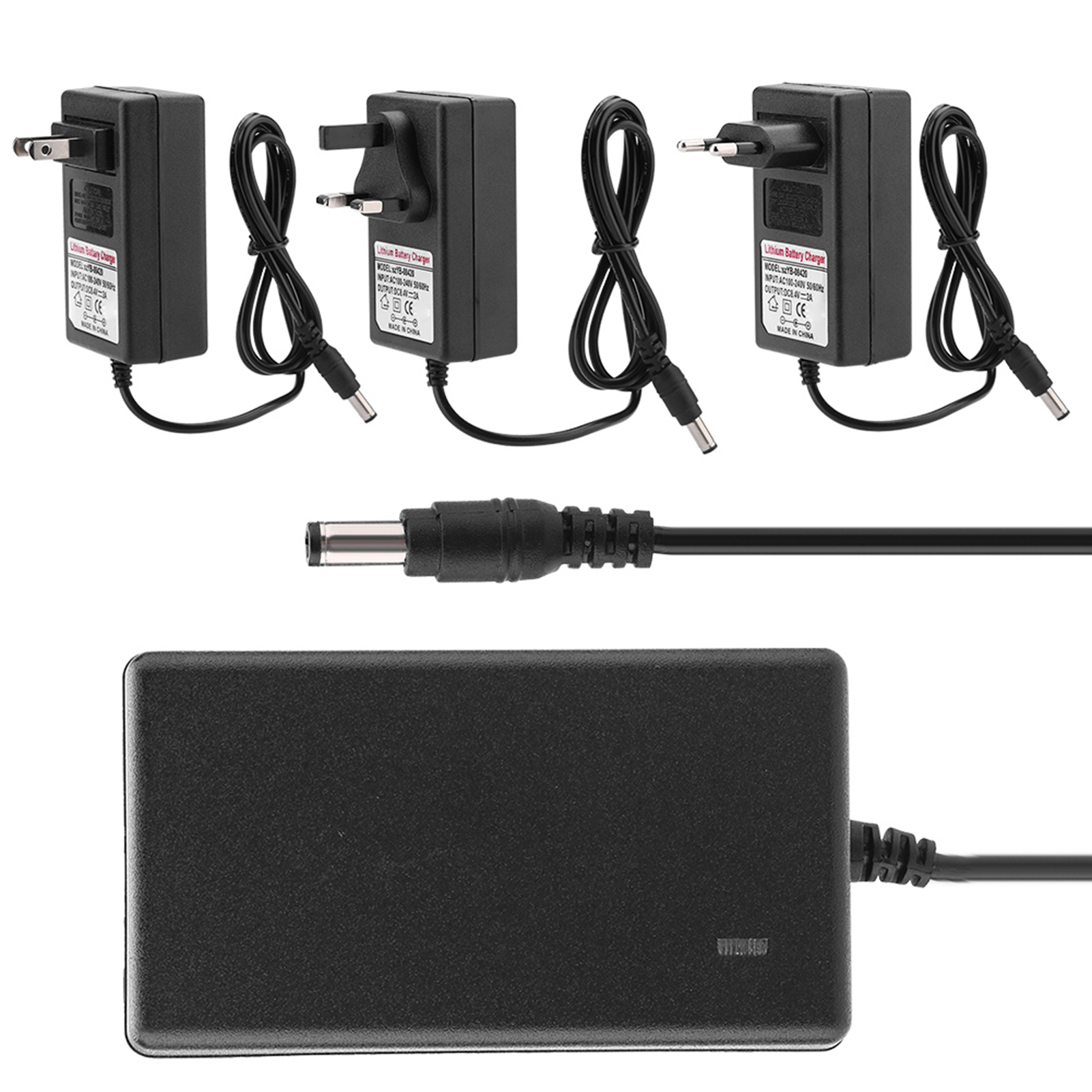 Premium 21V 2A Safe Charge Power Supply Adapter Lithium-ion Battery Charger Compatible for Laptops Tablets Cameras Home Office