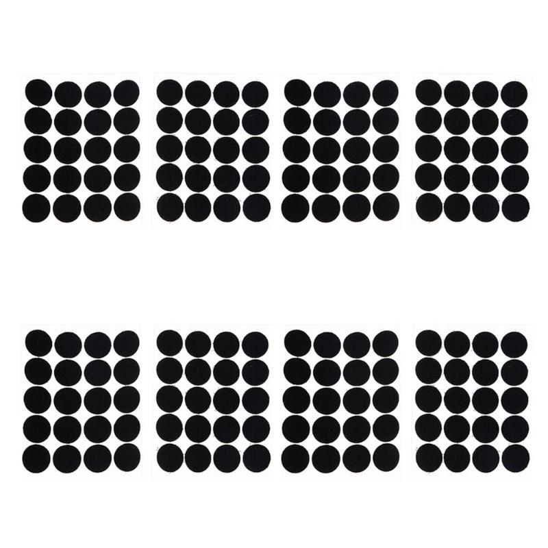 10/15/20/25mm paar 100 set nylon + plakstippen dubbelzijdige sticker nylon sterke zelfklevende naaigereedschap stickers