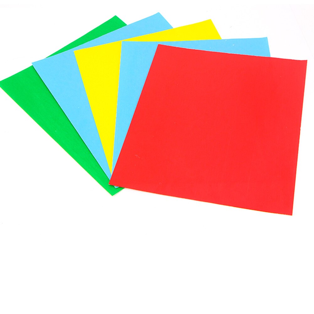 5 farver/sæt farverig den ene side kalkerpapir coated carbon papir stof tegning skrift til stof skole kontorartikler
