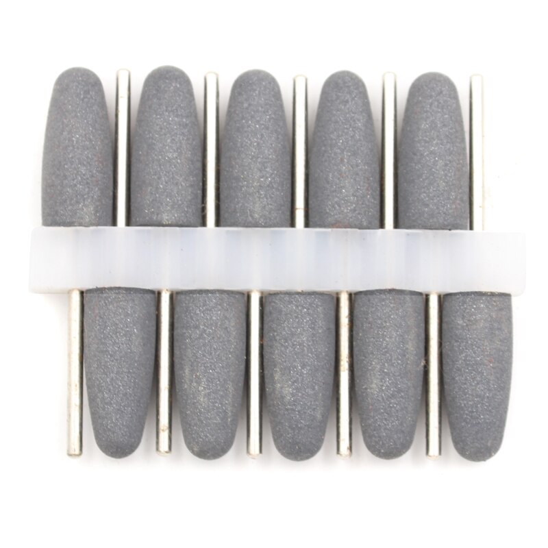 10pc pro søm borespids dyse cutter søm gummi silikone polermaskine slibehoved søm elektrisk manicure boremaskine tilbehør: 5