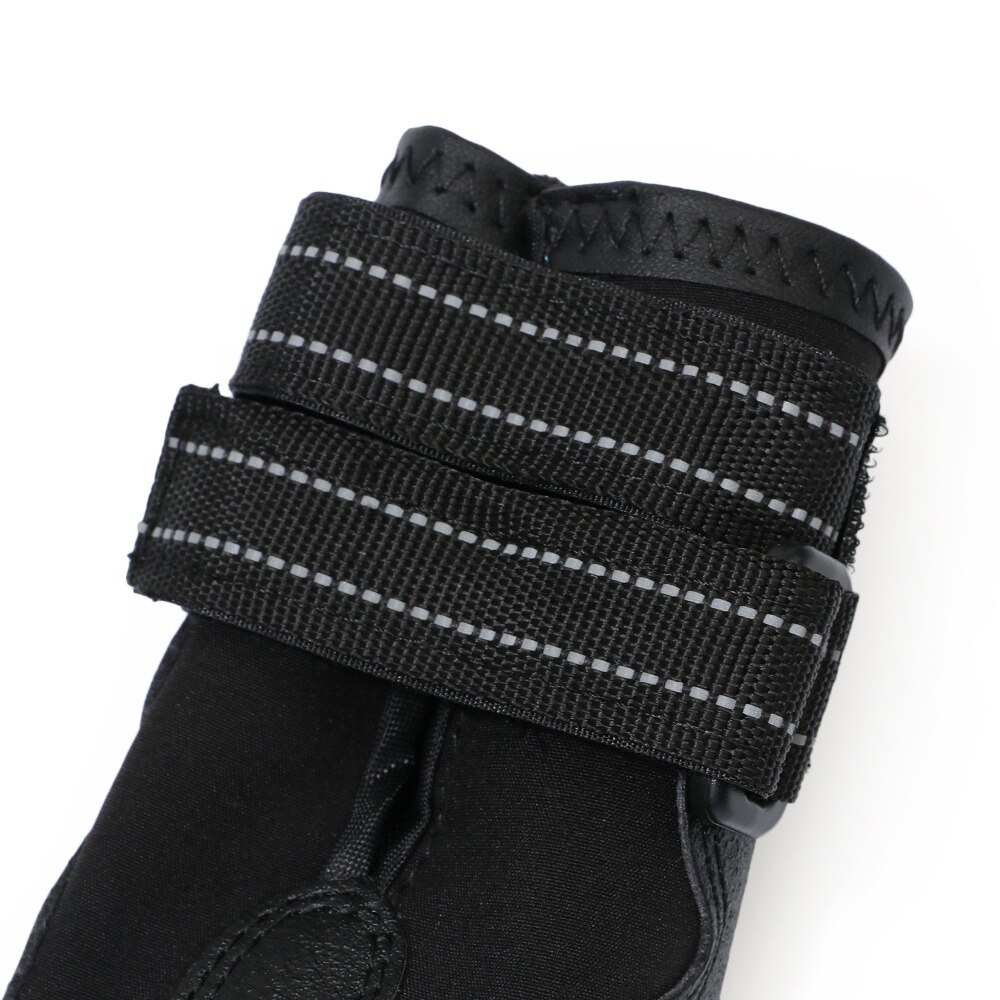 4 stks/set Reflecterende Hond Schoenen Outdoor Waterdichte Regen Schoenen Laarzen Sokken Voor Grote Honden slijtvaste Anti-slip schoeisel