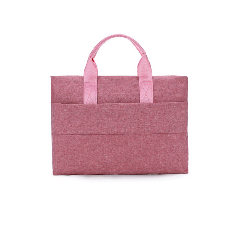 Laptop Sleeve Bag Handbag Briefcase Portable Notebook Tablet Bag Lightweight Briefcase: pink