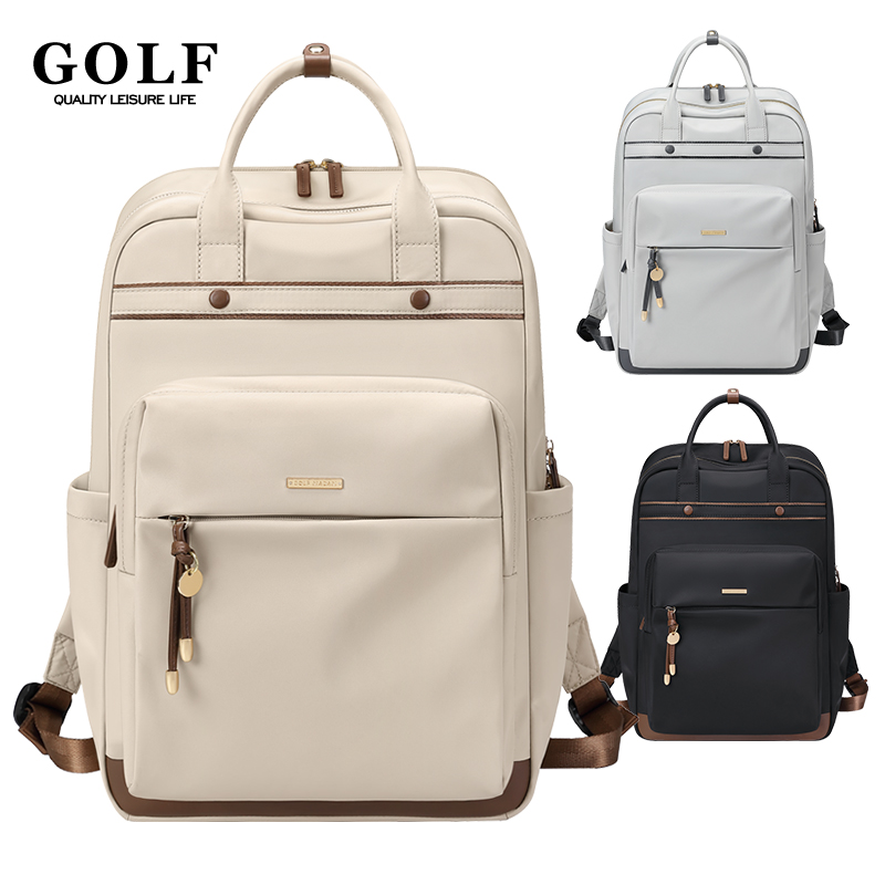 GOLF Backpacks for Women Business Trips Bag Fit 15.6 Inch Laptop Oxford Travel Commuting Backpack Bags with Handle