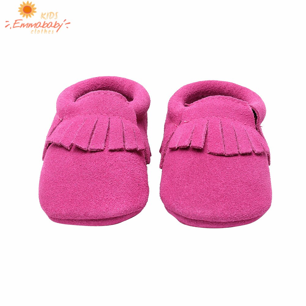 Baby Kleid Schuhe Kleinkind Baby Krippe Schuhe Weiche Sohle Quaste Vor-Wanderer Mokassins Anti-Unterhose Mädchen Lila prinzessin Kleid Schuhe