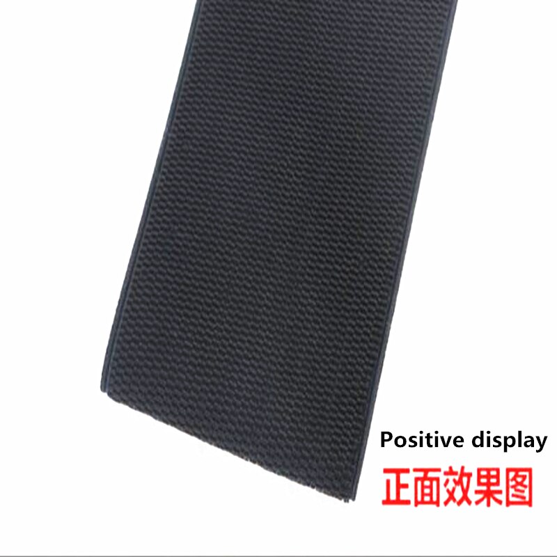 1 meter zwarte mais patroon elastische band brede elastische rubberen band kan diy riem, manchetten, broek, kraag. breedte 2-9.5cm