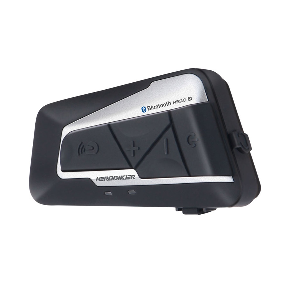 Herobiker 1200M Bt Motorfiets Intercom Draadloze Bluetooth Moto Helm Headset Waterdichte Interphone Met Fm Radio Voor 2 Ritten