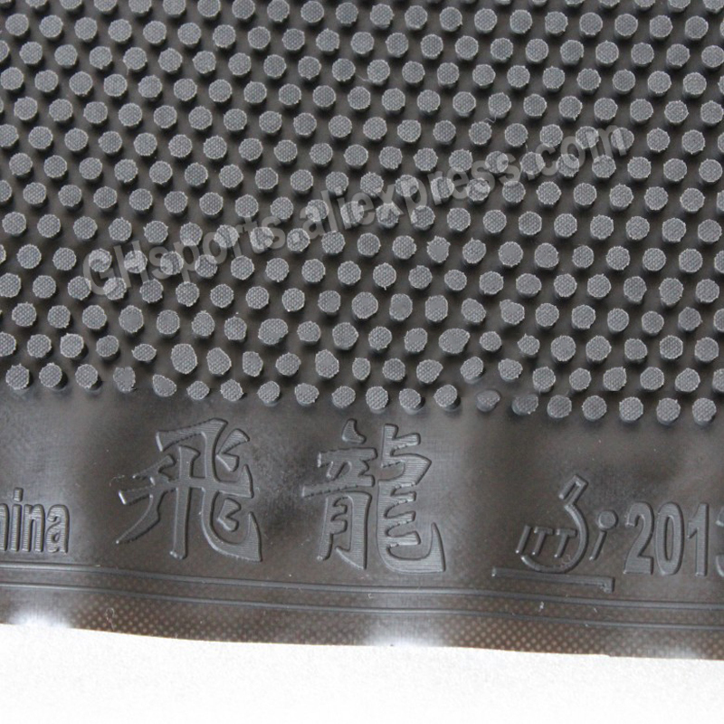 Flying Dragon Pips-long Table Tennis Rubber (Super Big Pips, No ITTF) Long Pips Ping Pong Rubber Topsheet OX