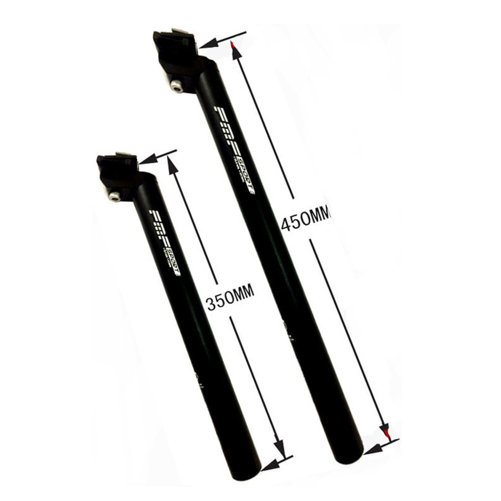 Tige de selle de vélo, longueur de 25.4 27.2 28.6 30.9 31.6 350/450mm, à pignon fixe, pour vtt, vélo sur route, Extension, tige de selle