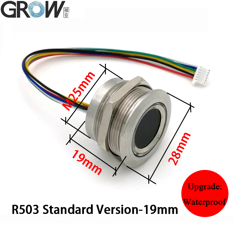 R503 RGB anneau indicateur lumineux LED contrôle rond Module d'empreintes digitales contrôle d'accès Arduino: Glod